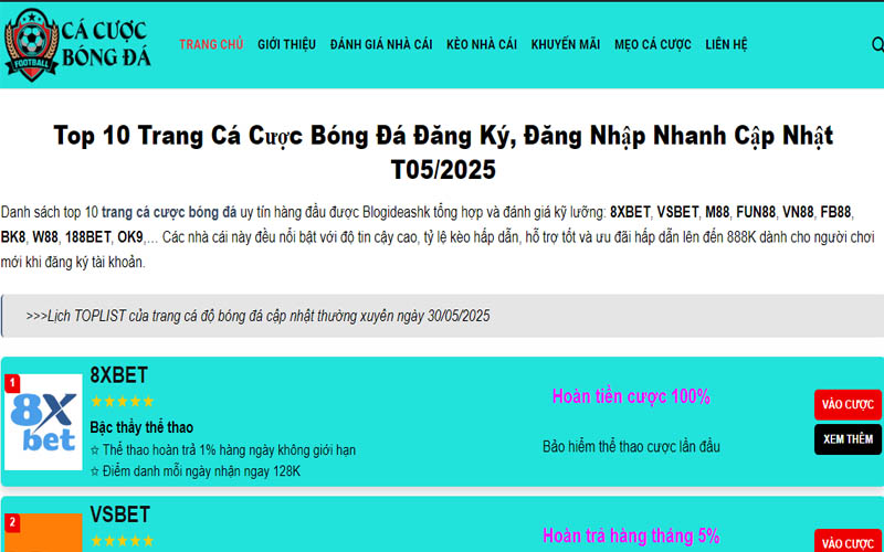 Top 10 Trang Cá Cược Bóng Đá Đăng Ký, Đăng Nhập Nhanh #1 17 Trang cá cược bóng đá blogideashk